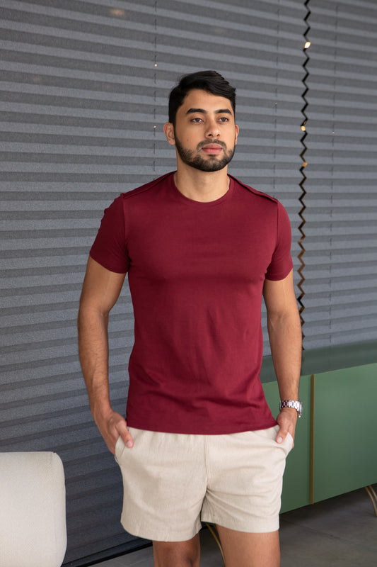 Camiseta Milano - Vinho