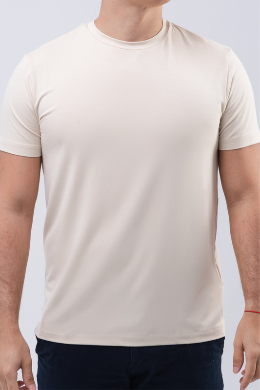 Camiseta Visco - Creme