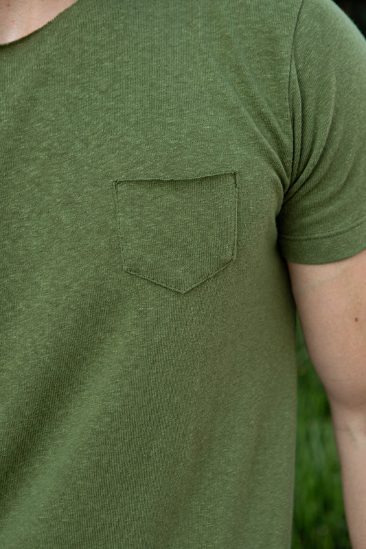Camiseta Pocket - Verde
