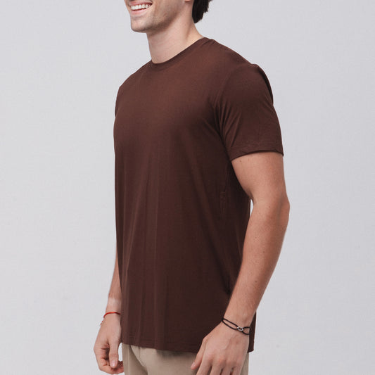 Camiseta Visco - Marrom