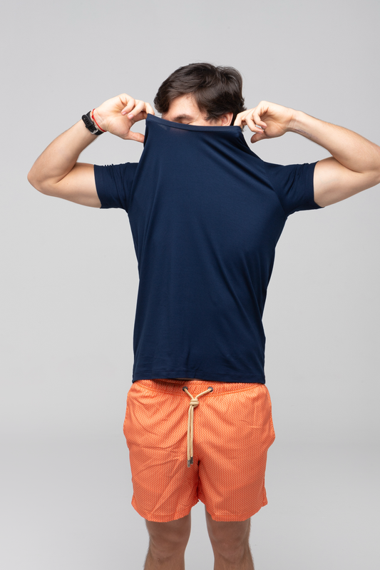 Camiseta Visco - Azul Marinho