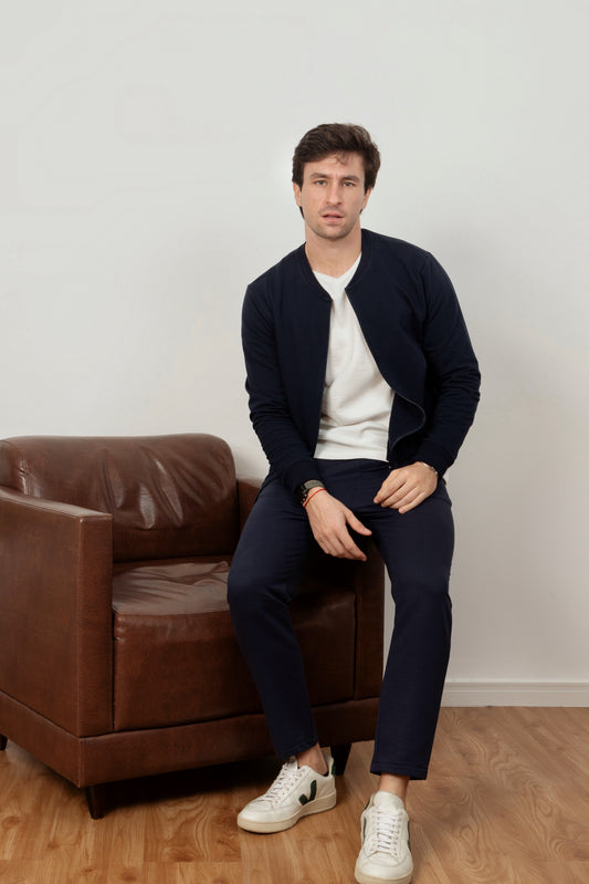 Calça Moletom - Marinho