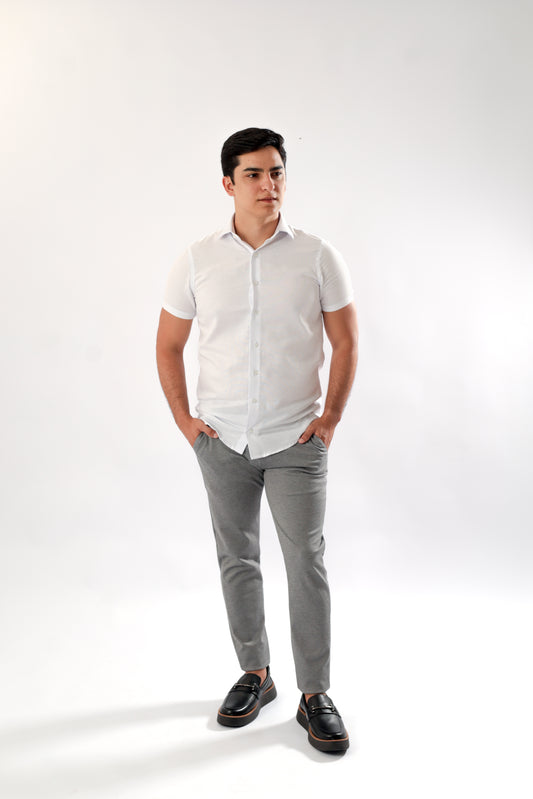 Camisa M/C Oxford - Branca