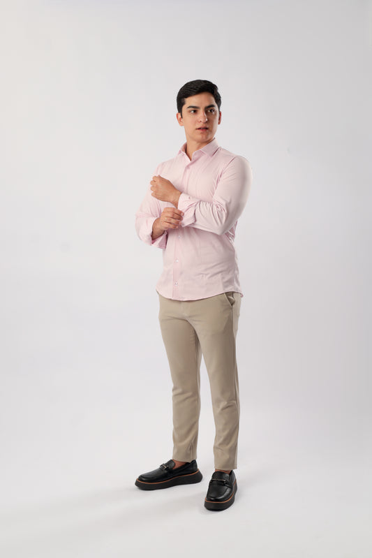 Camisa M/L Social Tech - Rosa