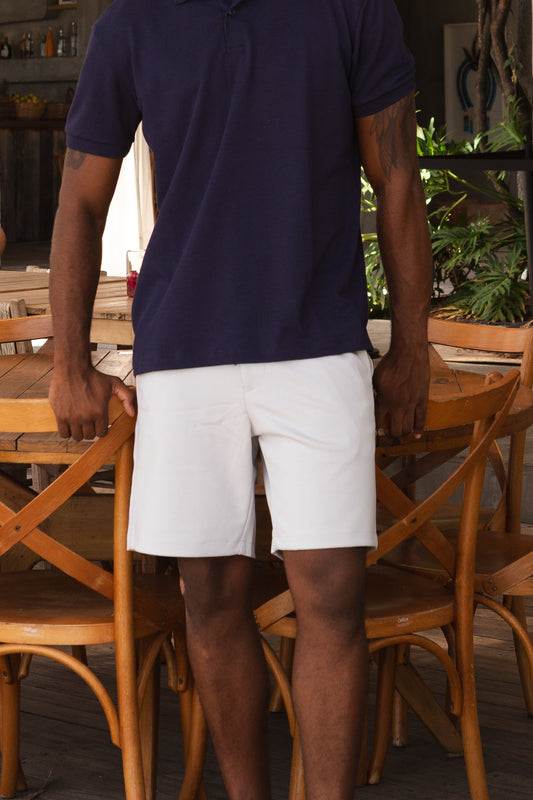 Bermuda Alfaiataria - Cinza Claro