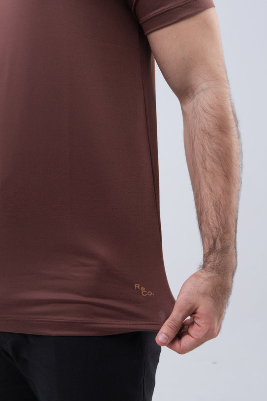 Camiseta Velutato - Marrom