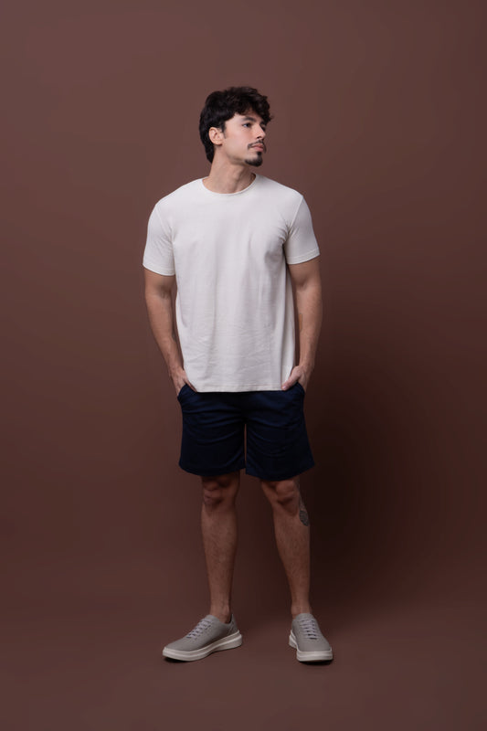 Camiseta Crepe - Off White