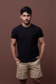 Camiseta Crepe - Preta