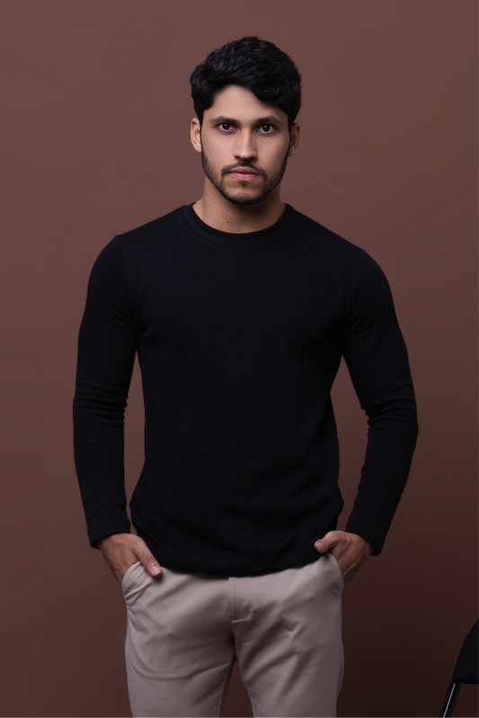 Camiseta M/L Bloom - Preta
