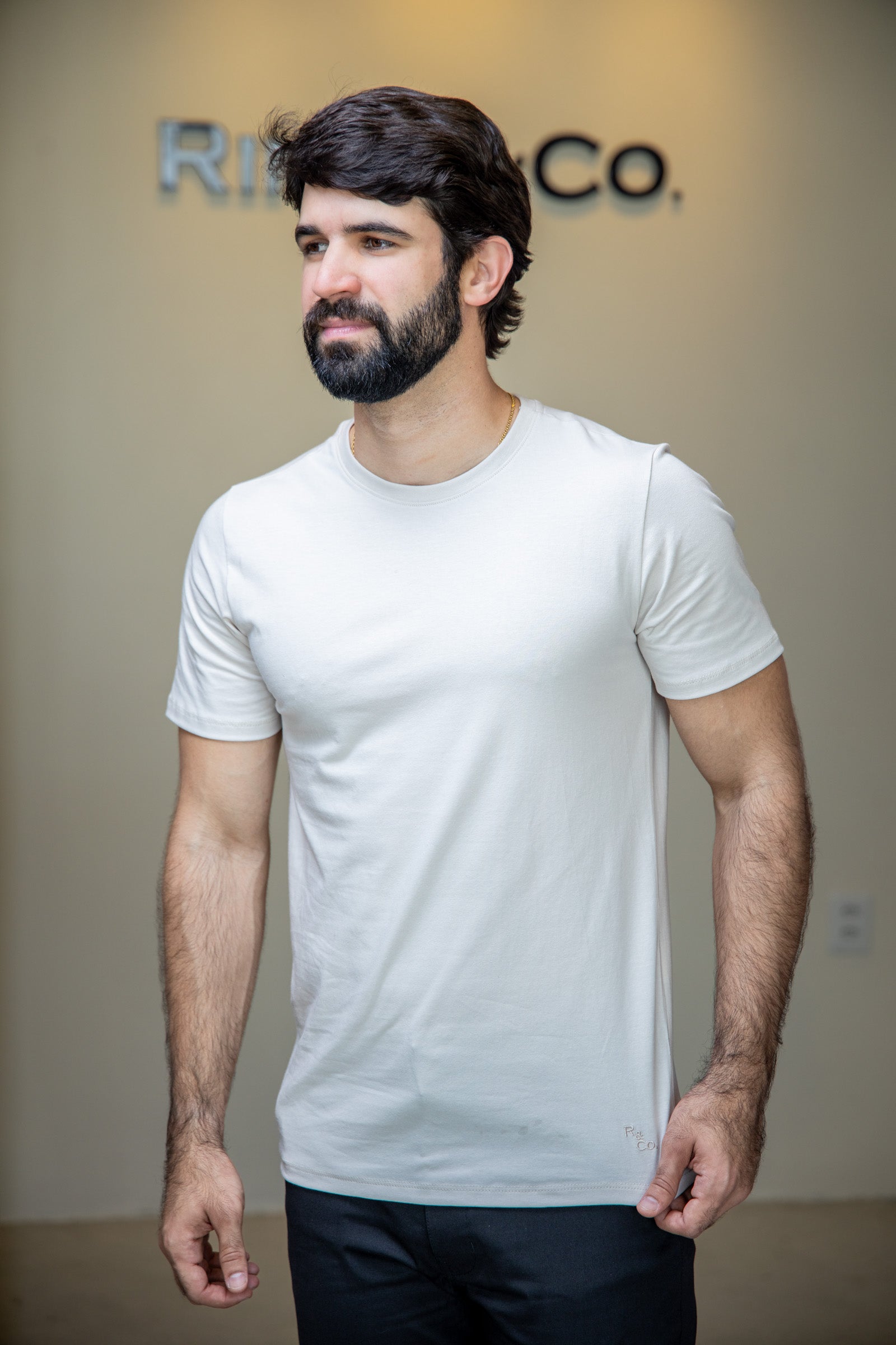 Camiseta Cotton Premium - Bege