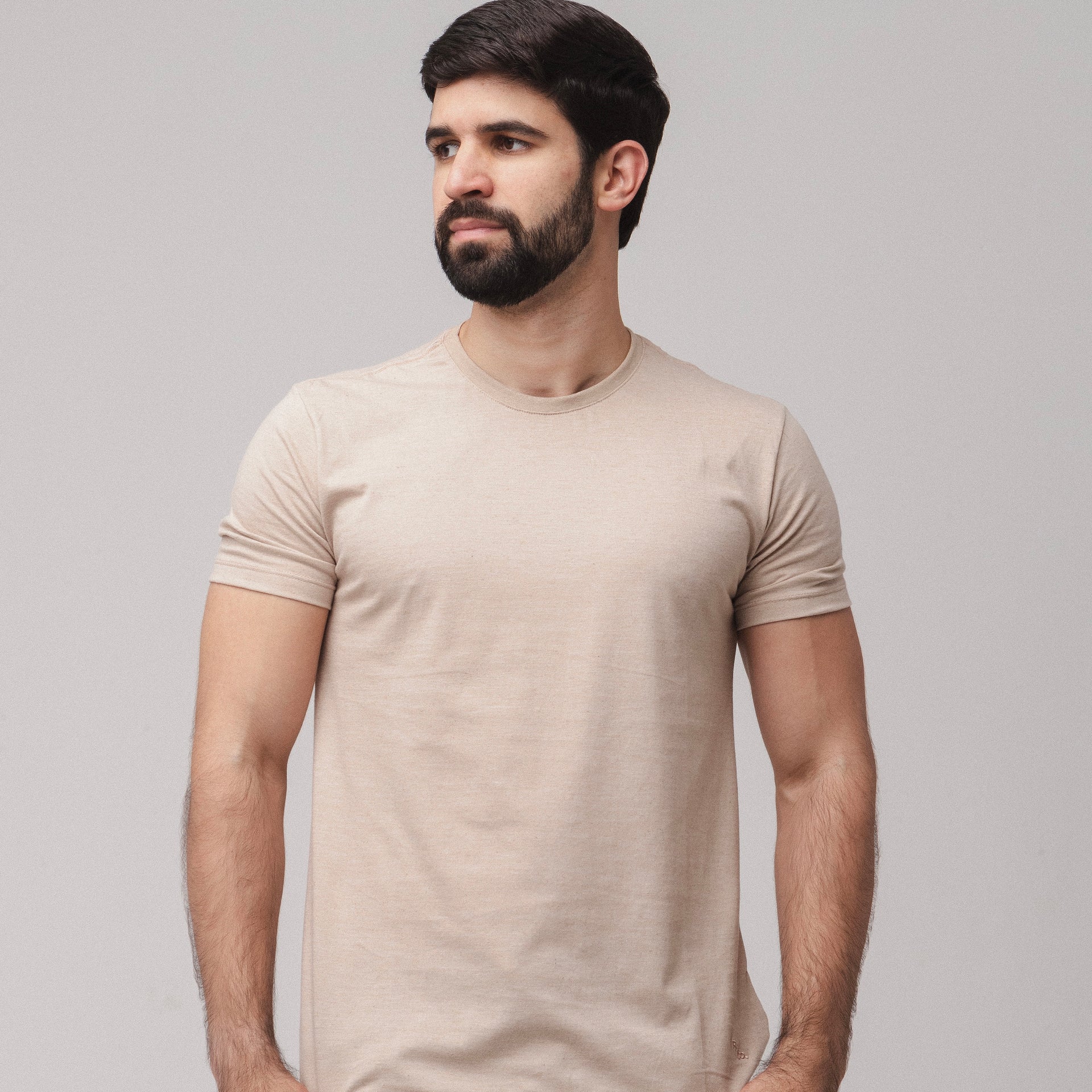 Camiseta Linho - Marrom
