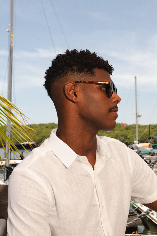 Camisa M/C Linho Premium - Off White