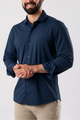 Camisa M/L Social Tech - Marinho