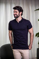 Camisa Polo Zíper - Preta