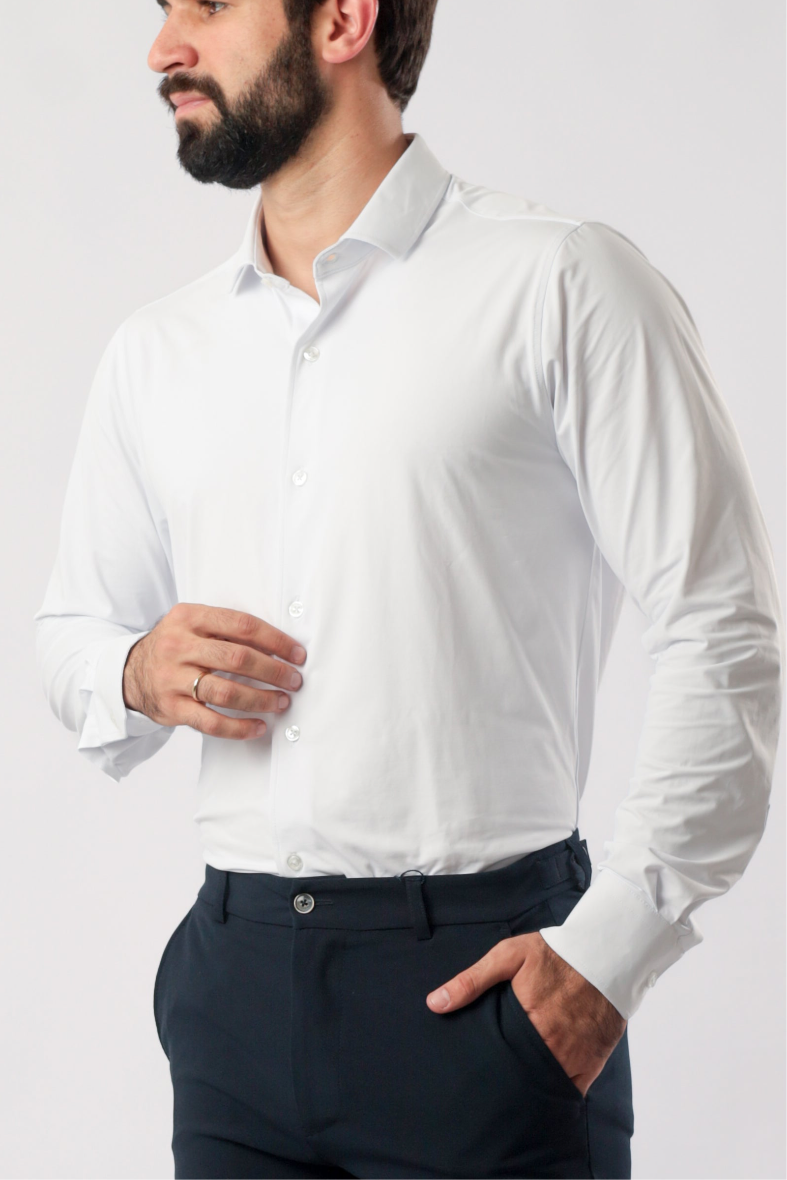 Camisa M/L Social Tech - Branca