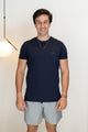 Camiseta Básica - Azul Marinho