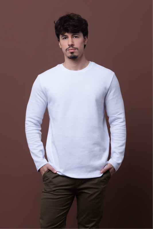 Camiseta M/L Bloom - Branca