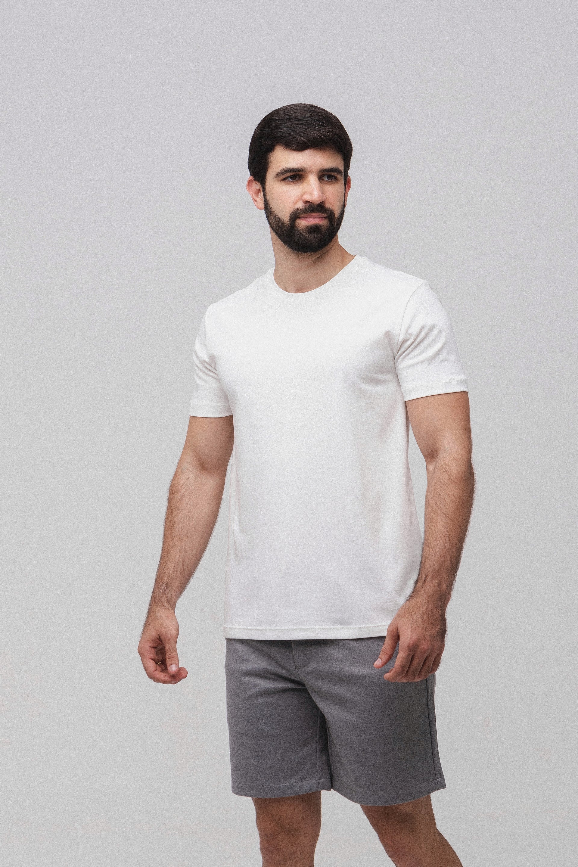Camiseta Interloque Pima - Off Whte