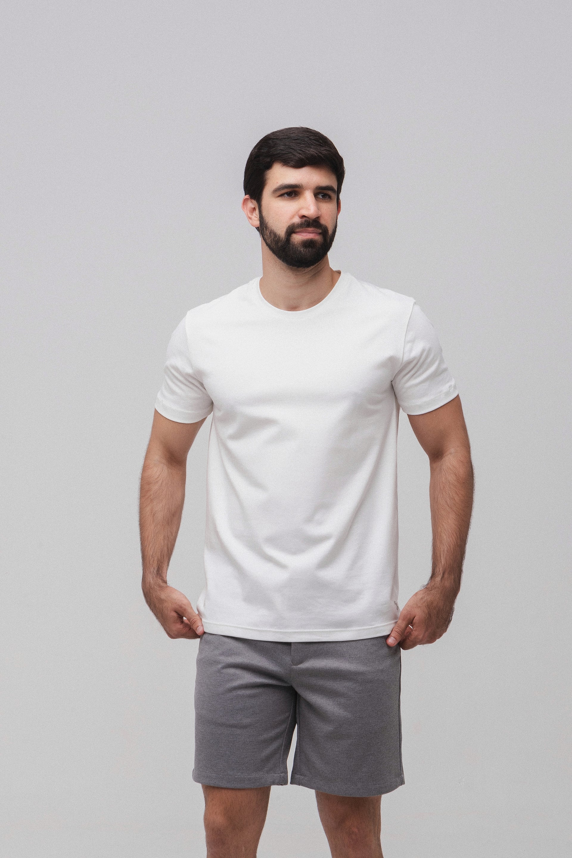 Camiseta Interloque Pima - Off Whte