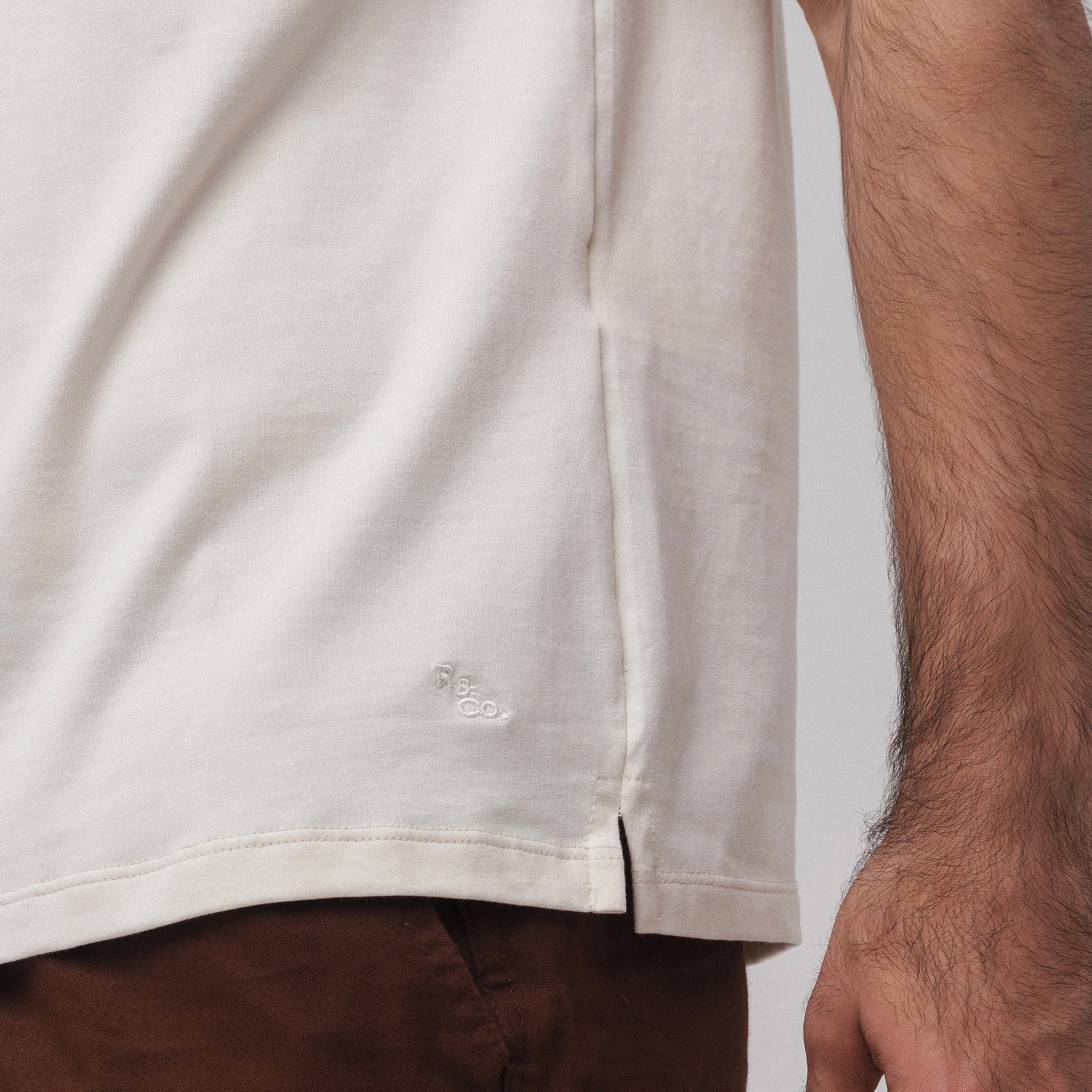 Camiseta Fio 40 - Bege