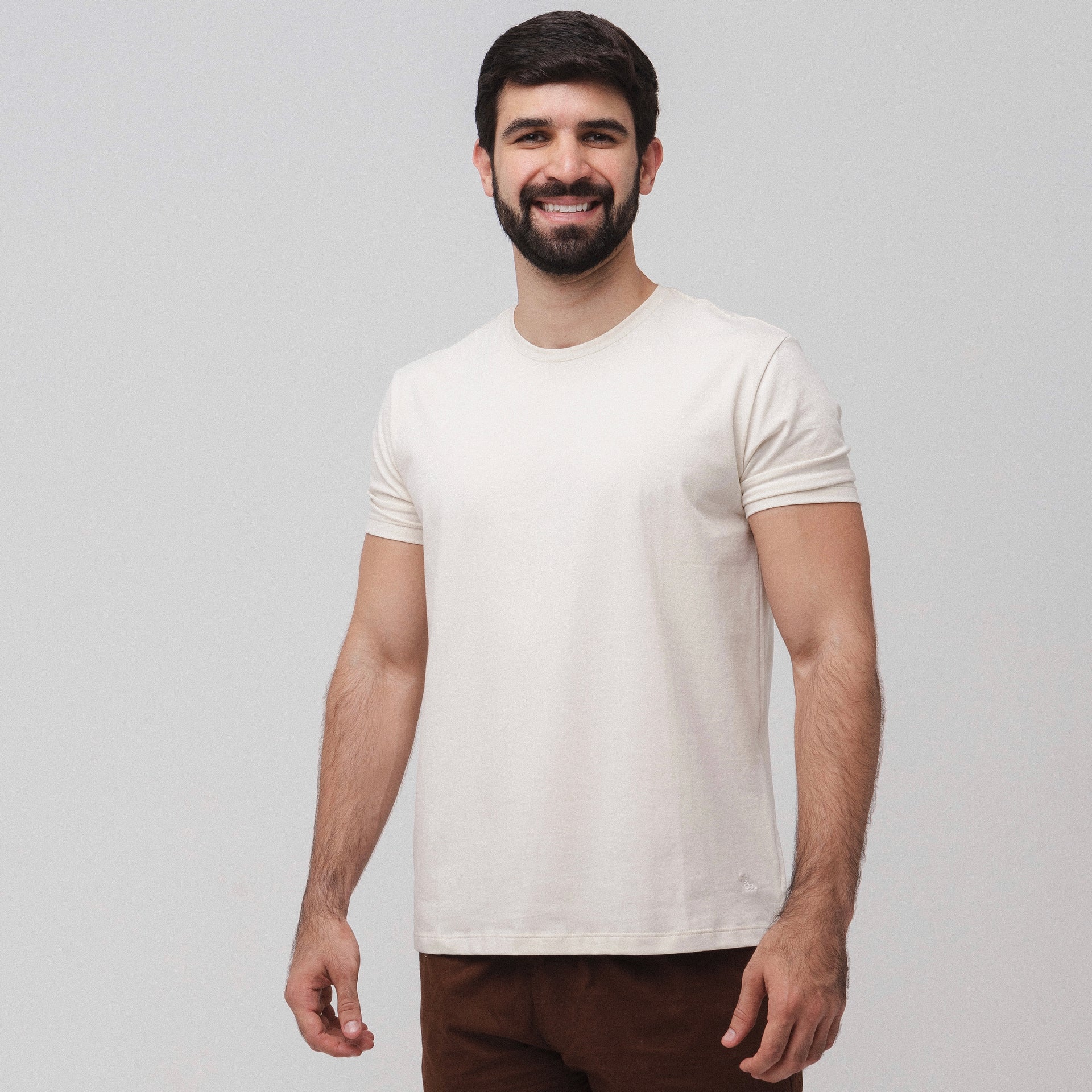Camiseta Fio 40 - Bege
