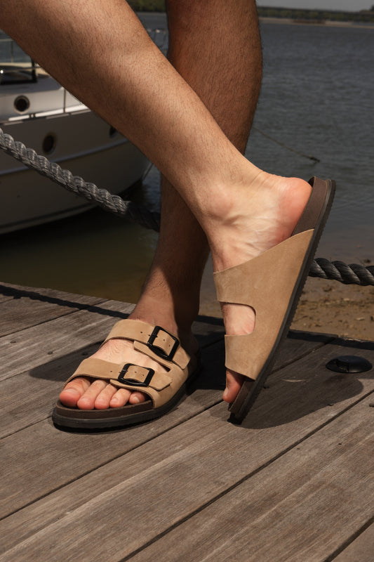 Sandália Lecce - Bege