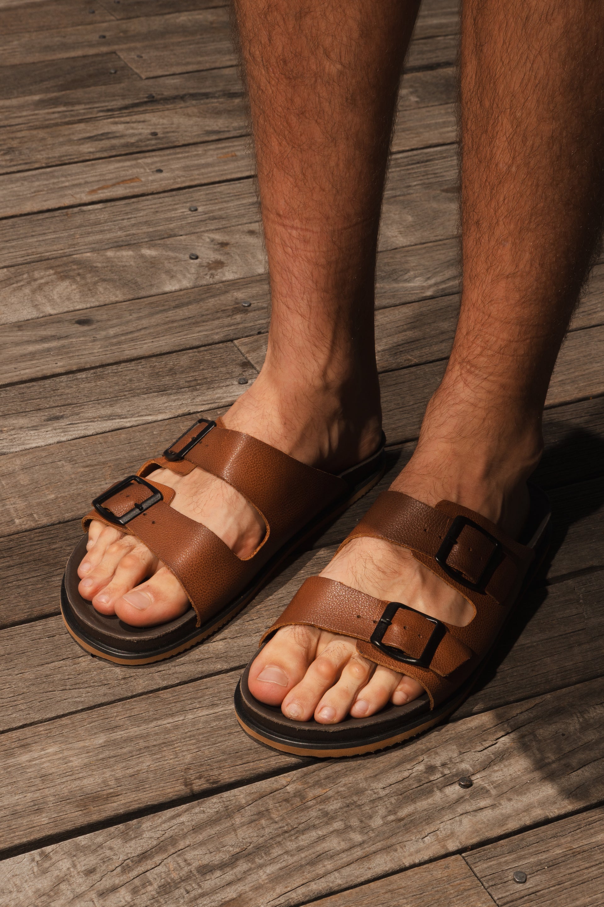 Sandália Lecce - Marrom