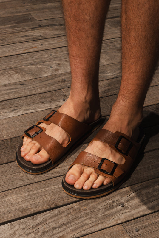 Sandália Lecce - Marrom