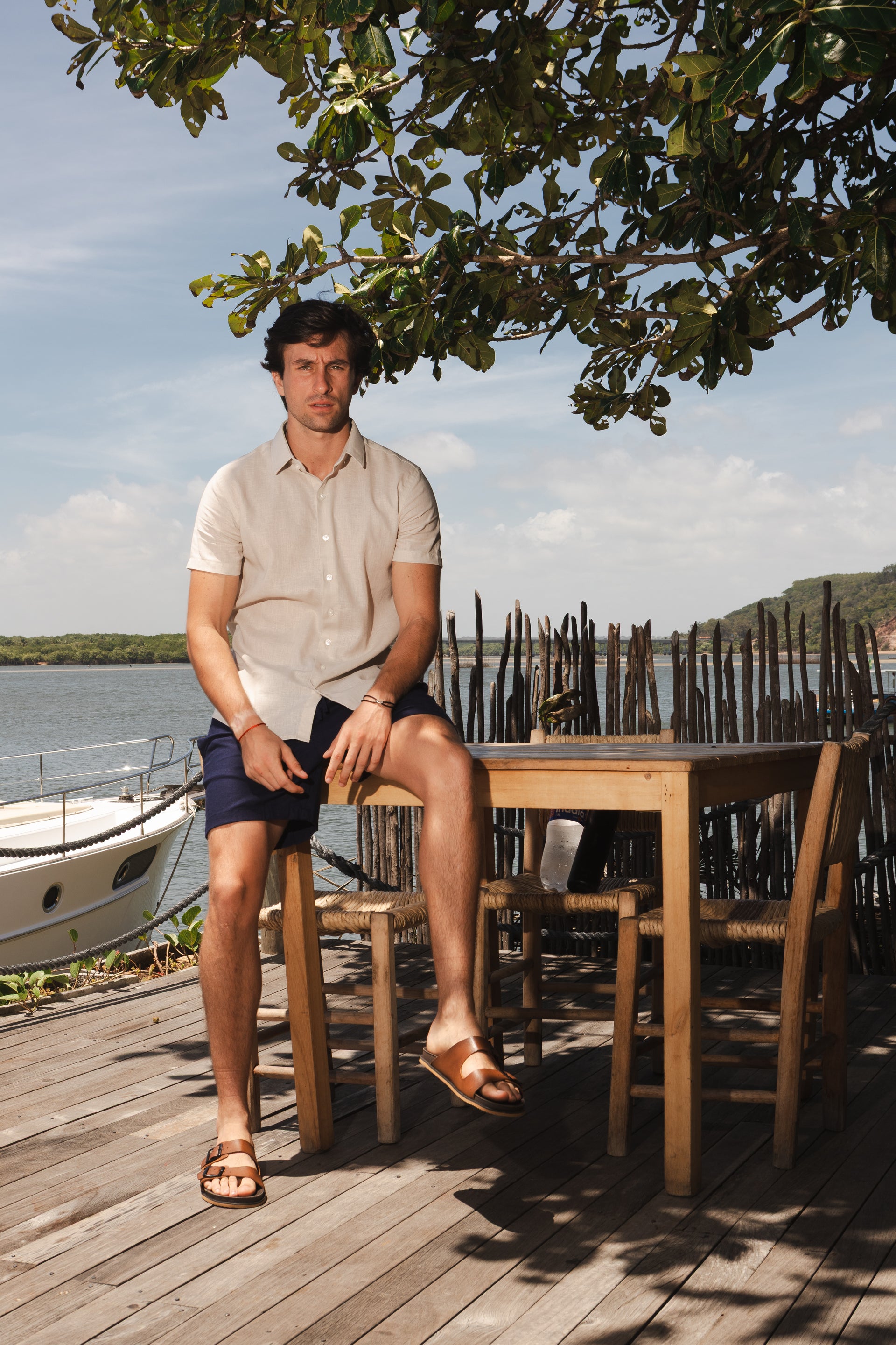 Sandália Lecce - Marrom