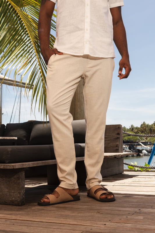 Kit Reveillon: Camisa M/C Linho + Calça Linho