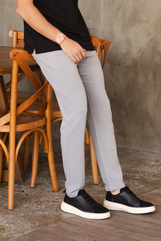 Calça Mônaco - Cinza Claro