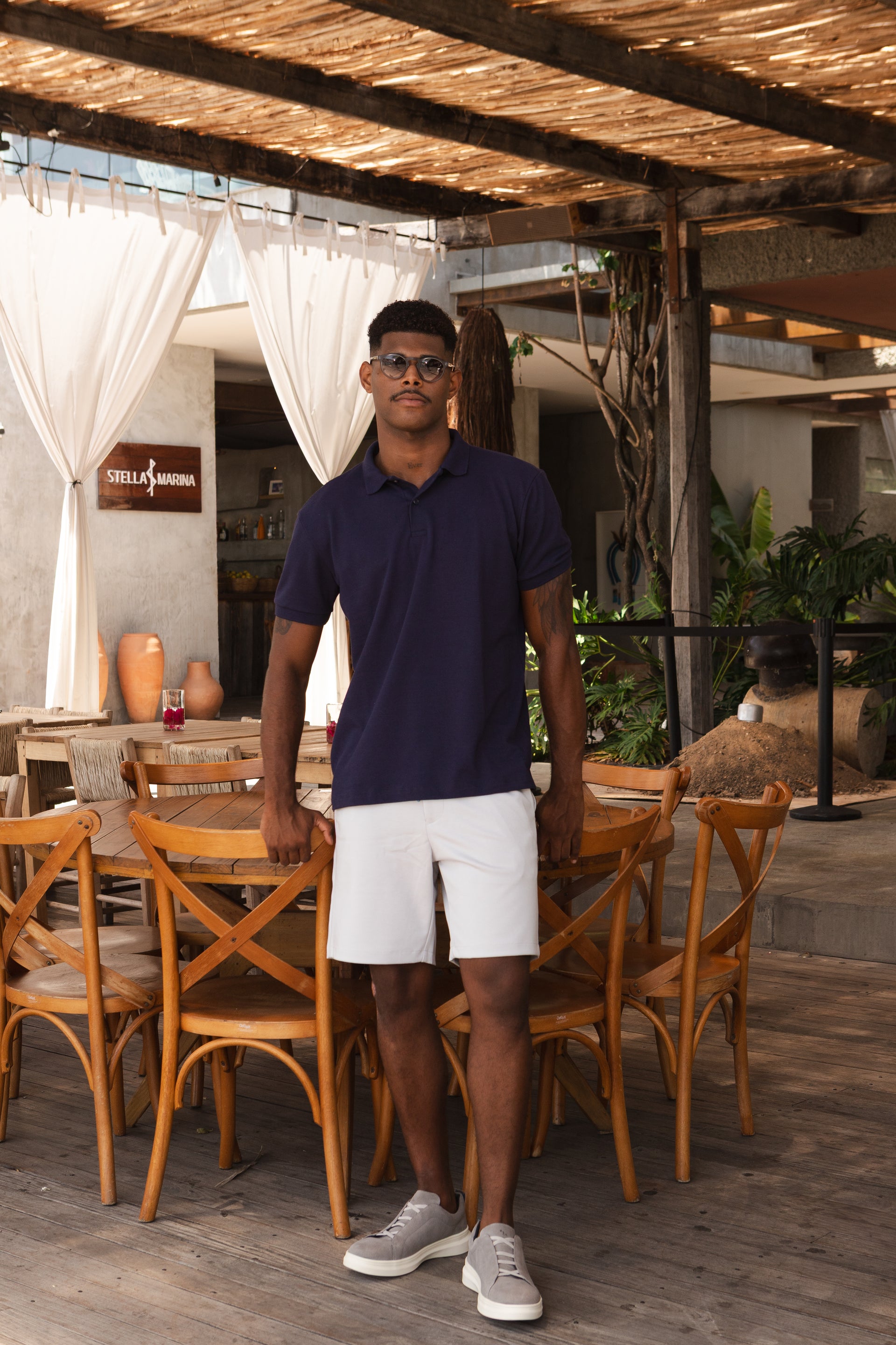 Camisa Polo Basic - Marinho