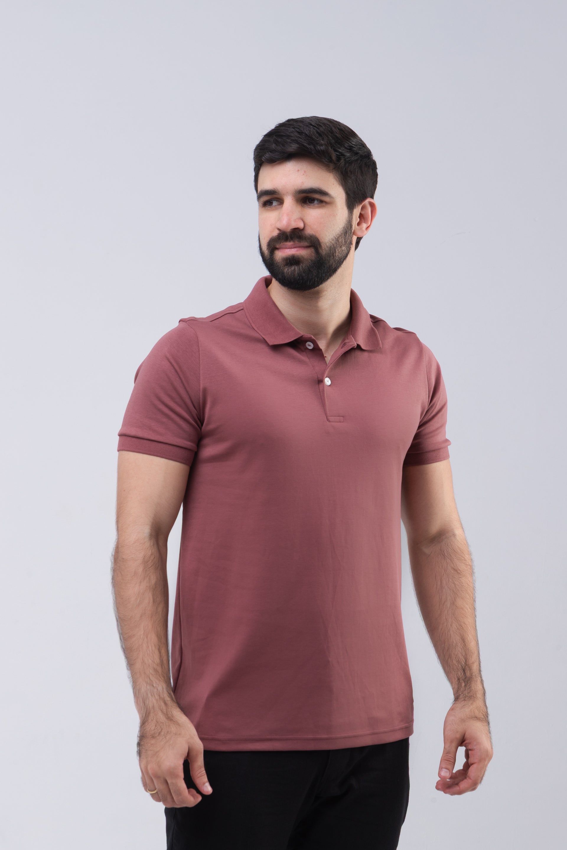 Camisa Polo Gold - Vinho