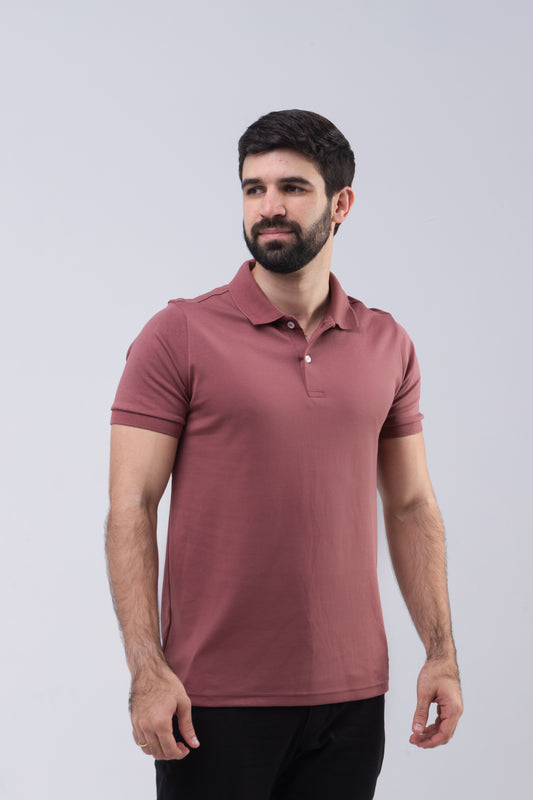 Camisa Polo Gold - Vinho