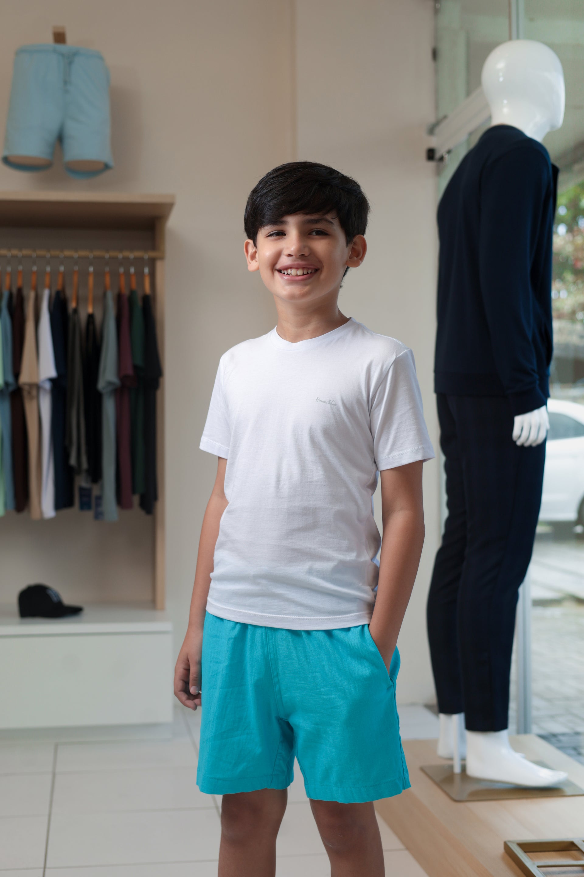 Camiseta Básica Bambino - Branca