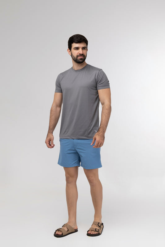 Camiseta Velutato - Chumbo