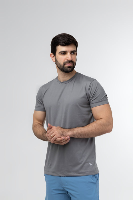 Camiseta Velutato - Chumbo