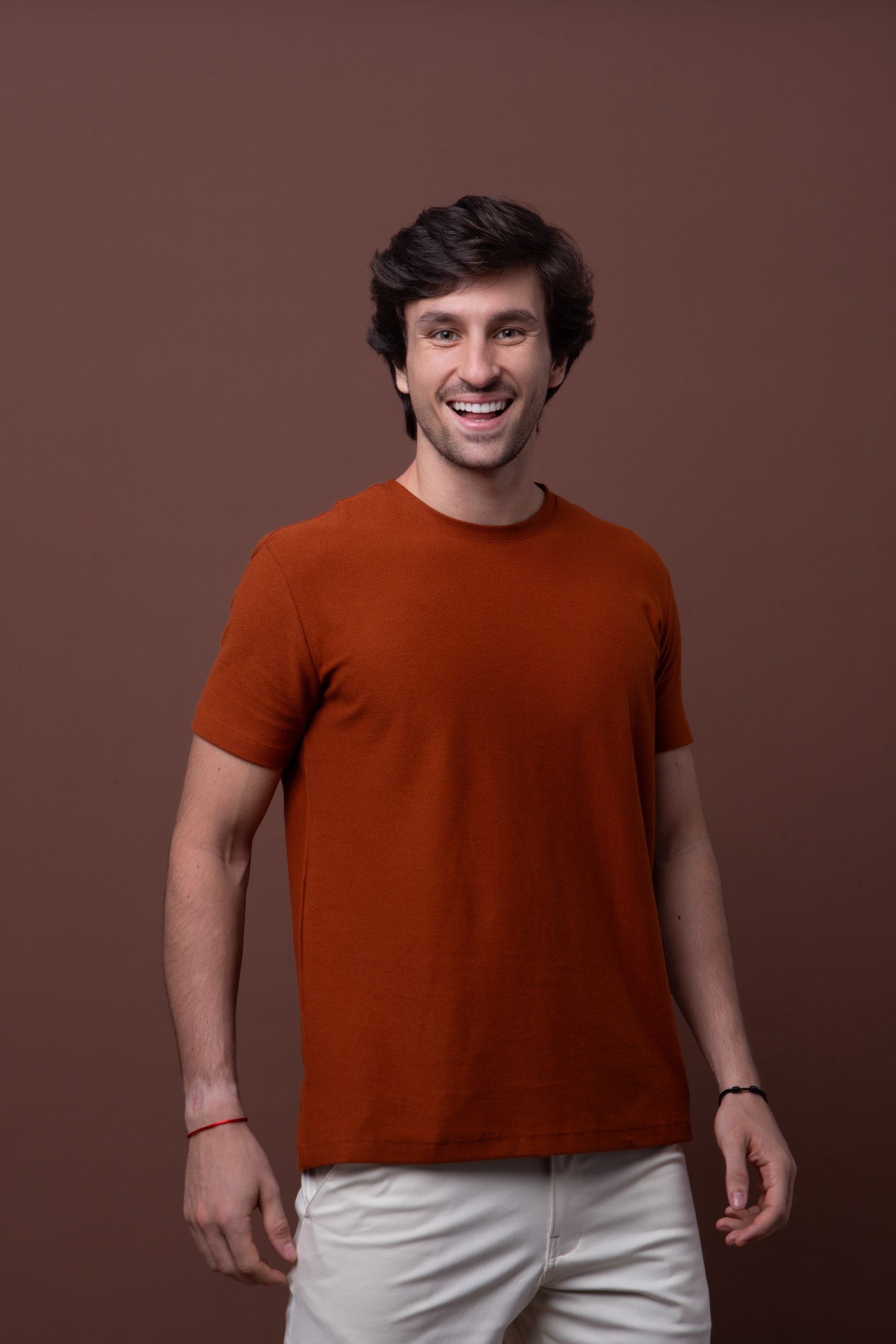 Camiseta Crepe - Terracota