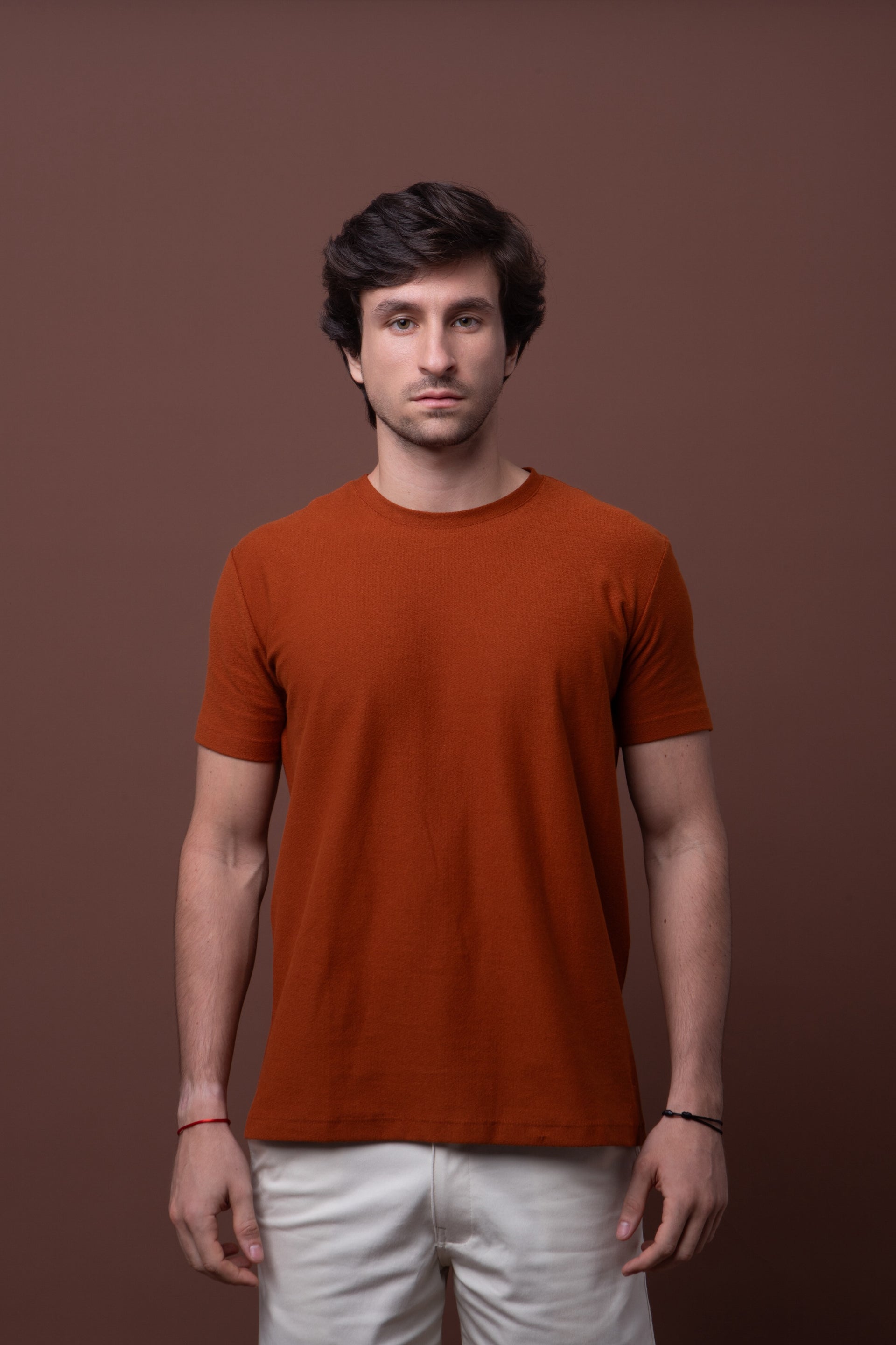 Camiseta Crepe - Terracota