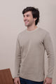 Camiseta M/L Bloom - Bege