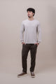Camiseta M/L Viena - Cinza